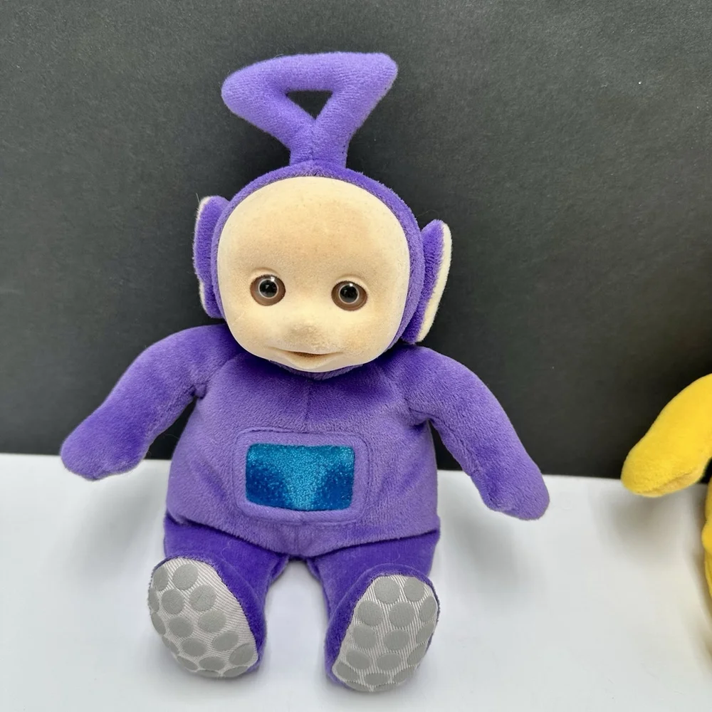 Vintage Teletubbies Plush 1998 Eden Beanie Dipsy Tinky Laa Laa Lot of 3 Read See - Picture 4 of 12